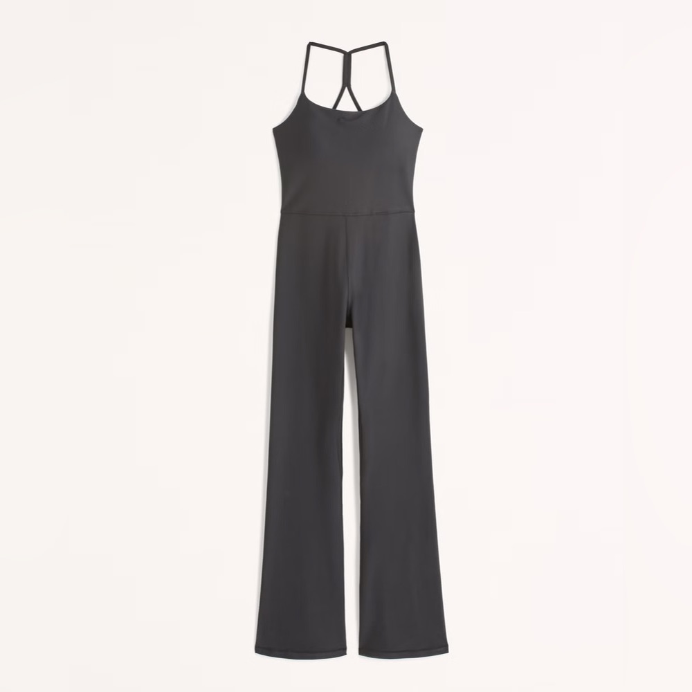 NWT Abercrombie YPB sculptLUX Full Length Flare Onesie